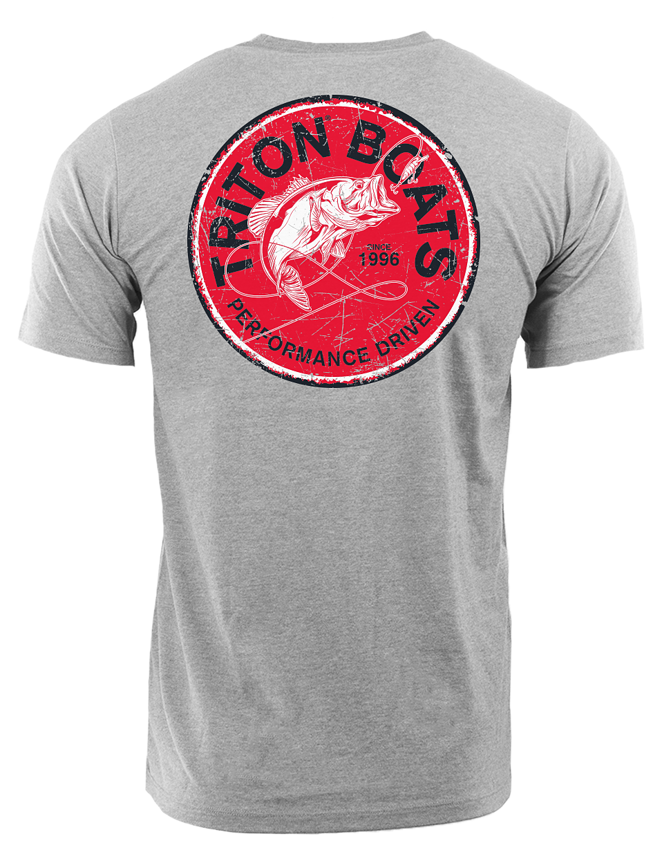 Triton Boats Performance Driven Logo Short-Sleeve T-Shirt for Men ...